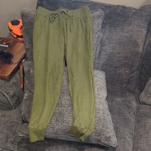 Laila Jayde Olive Green Joggers